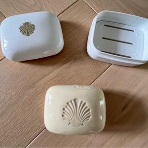 NEW Estee Lauder White Linen Fragrance Bath Soap Bar 4oz w/Tray - SEALED